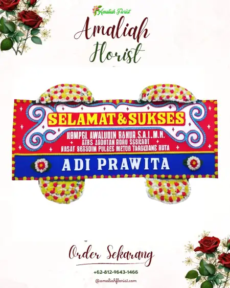 Papan Bunga Ucapan Selamat Katang Bidare